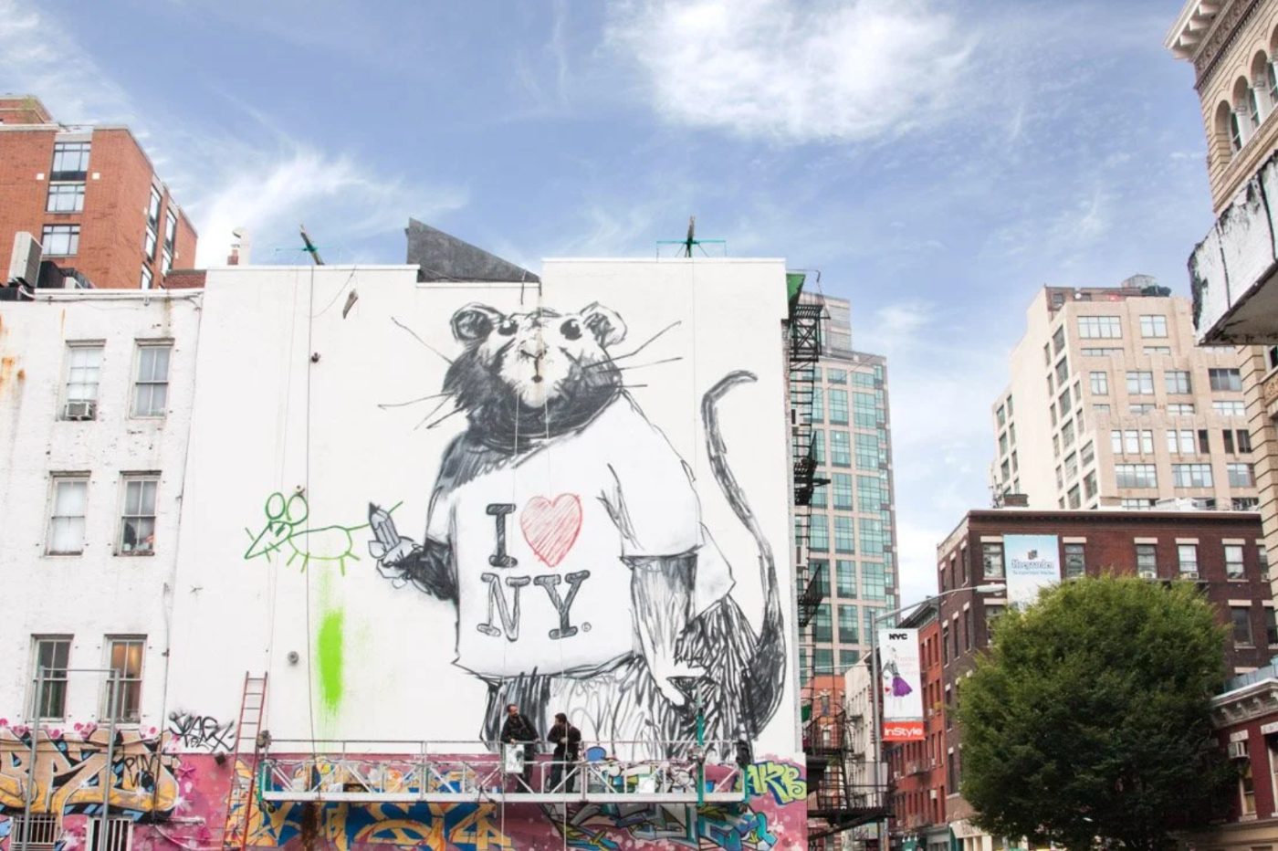 Banksy, The New-York Legal Rats mural