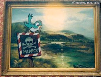 Bird Mine (Mines), 2003. Digitally restored from a contemporary photograph taken at Turf War, London, 2003. Original photograph: Art of the State.