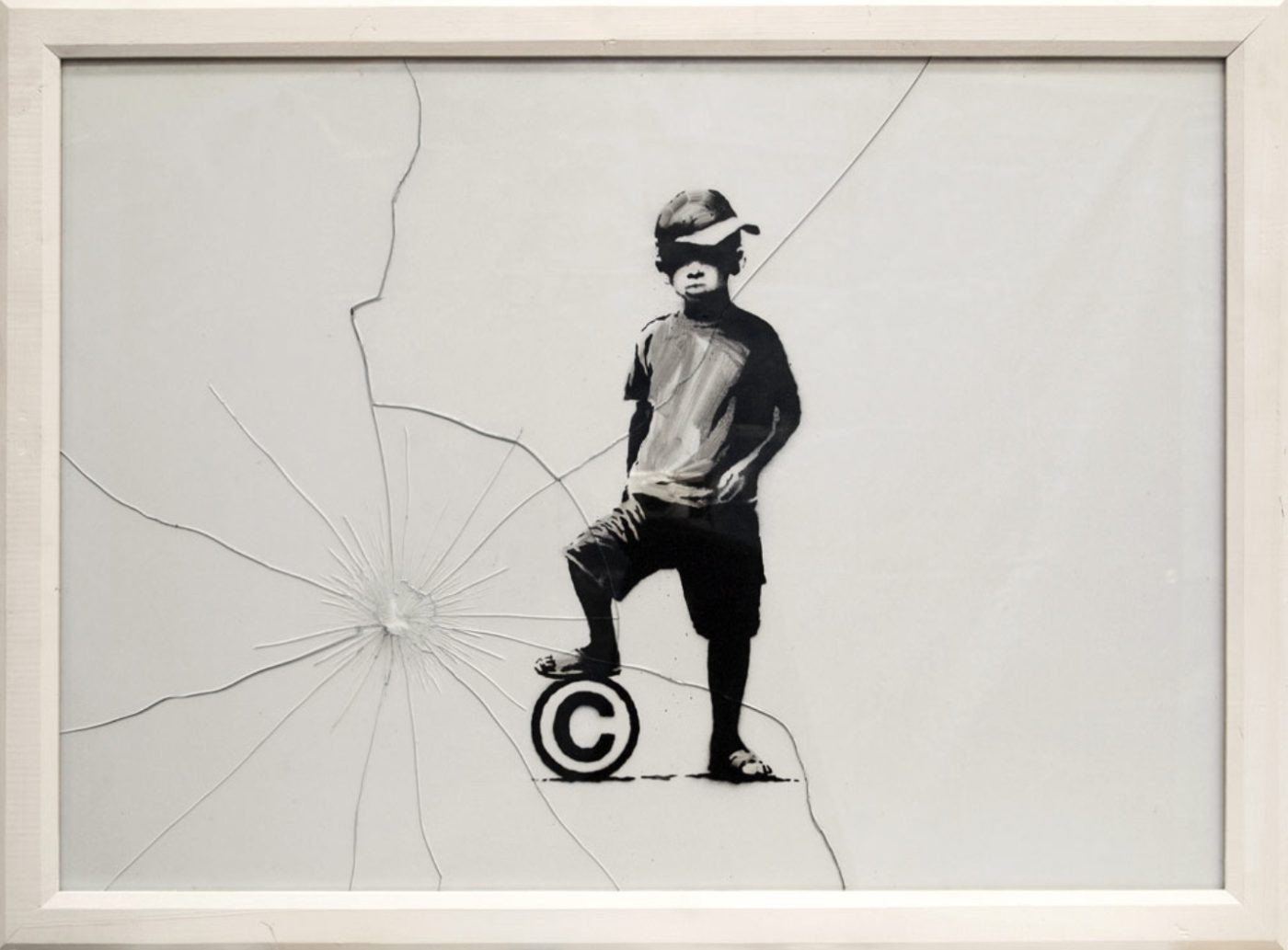 Banksy, Copyright Boy, 2012