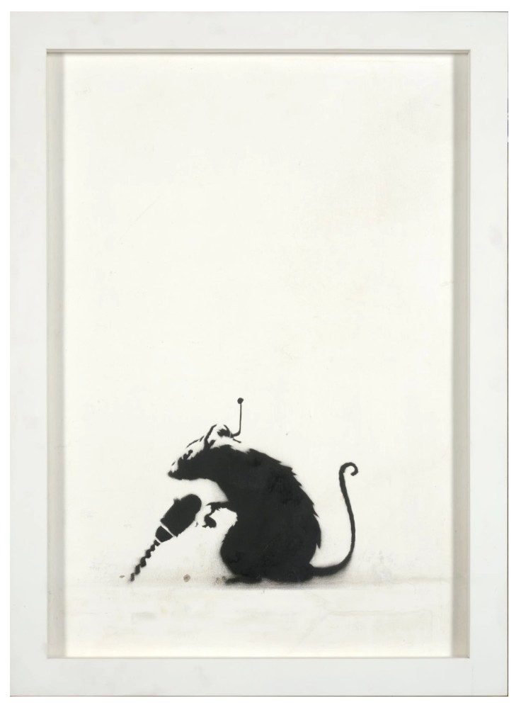 Banksy, Drill rat, 2002