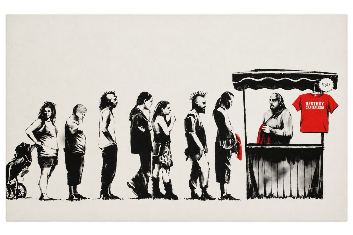 Banksy, Festival, 2006