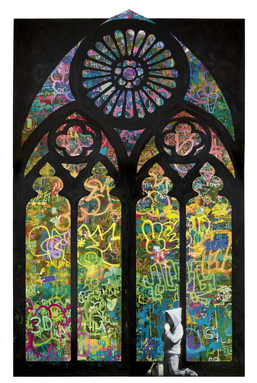 Banksy, Forgive Us Our Trespassing (XL), 2011