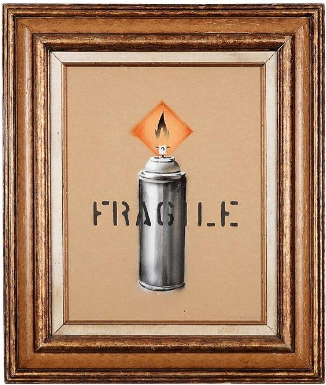 Banksy, Fragile, 2013