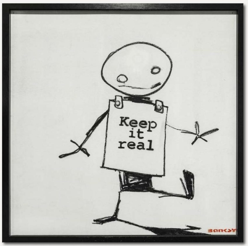 Banksy, Keep It Real, 2000