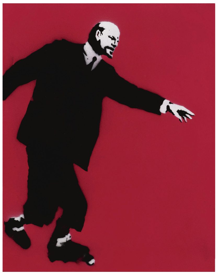 Banksy, Lenin on Skates, 2002