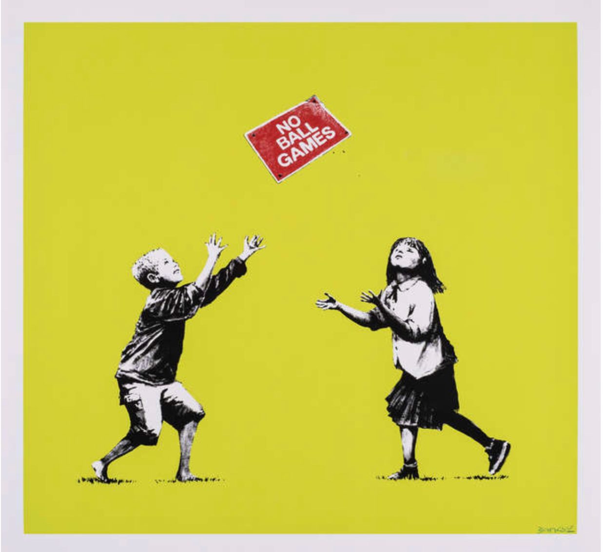 No Ball Games (Green), 2009. Edition: 250 signed.