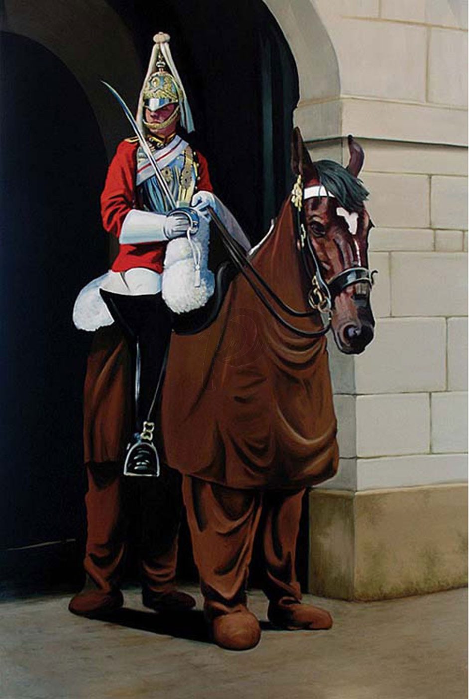 Banksy, Panto Horse Guard, 2005