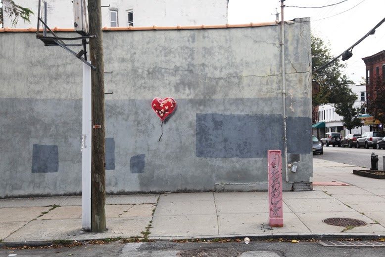 BANKSY, Love Hurts, Better Out Than In, New-York, 2013