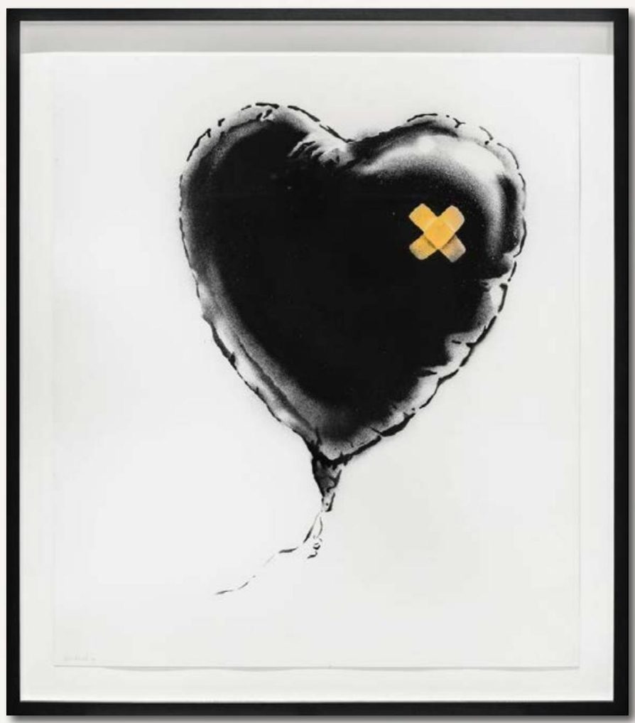 Banksy, Plaster Heart, 2012