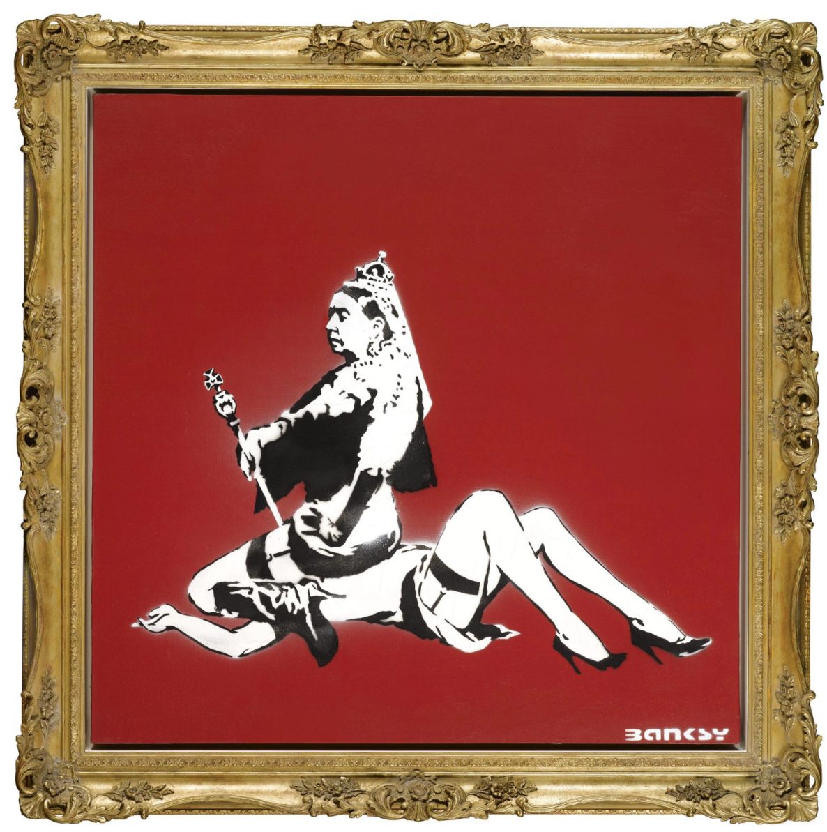 Banksy, Queen Victoria, 2002