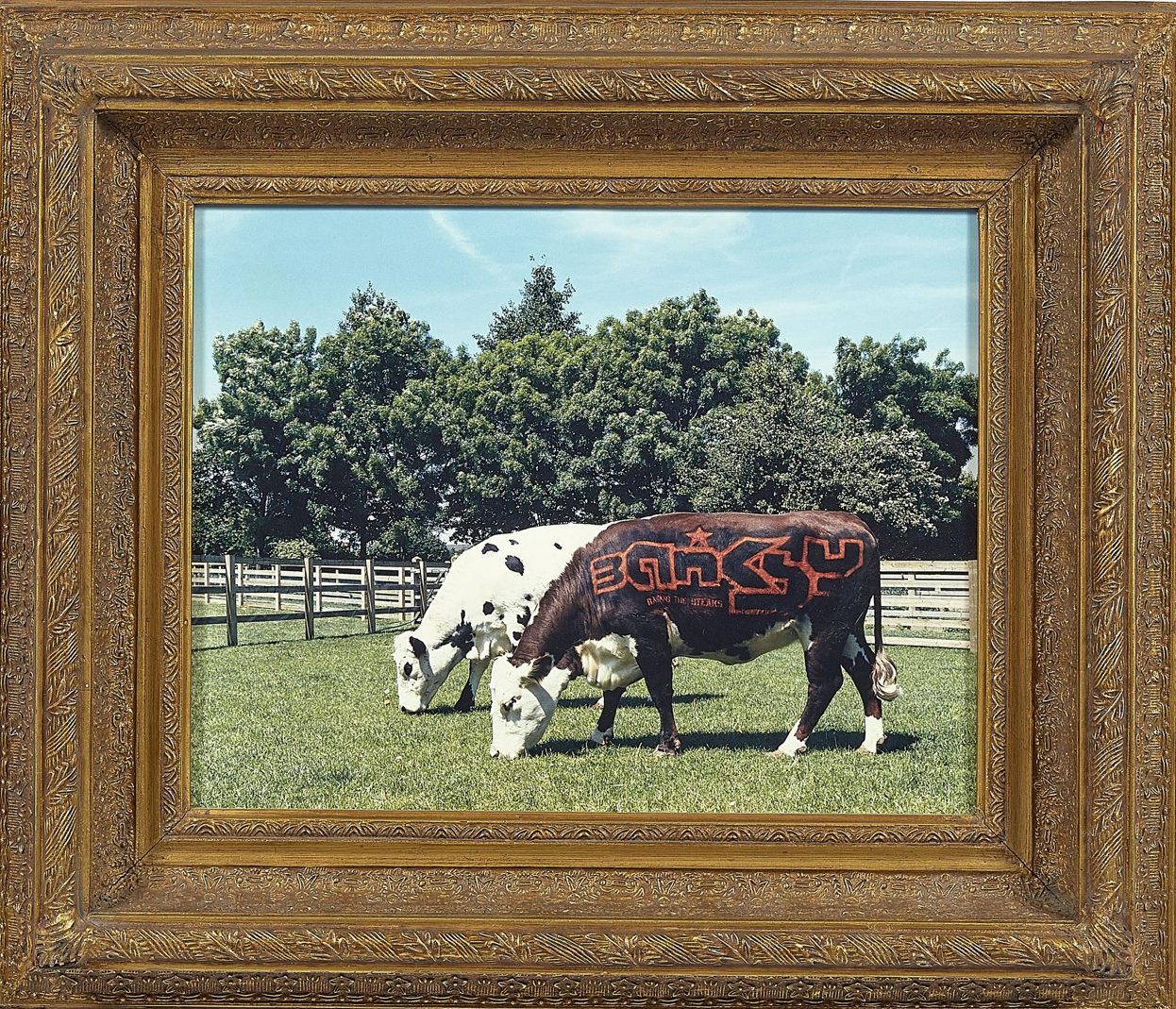 Banksy, Raising the Steaks, 2001