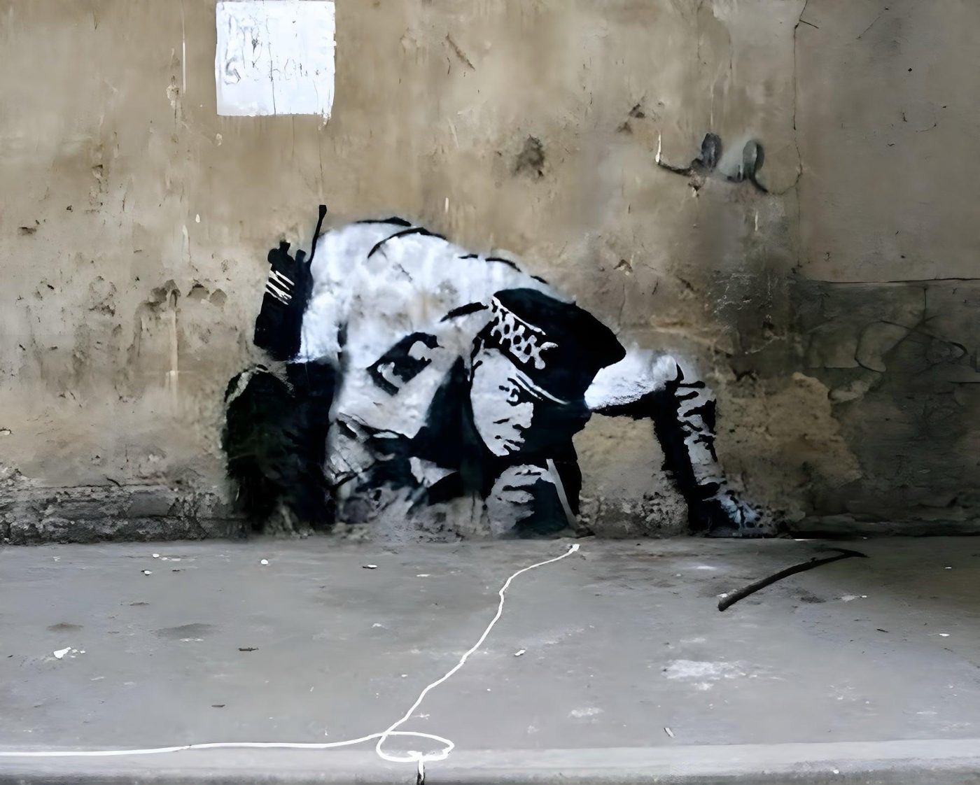 Snorting Copper, 2005 - Banksy Explained