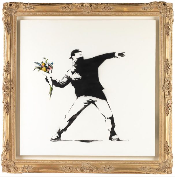 BANKSY, Love Is In The Air, 2006