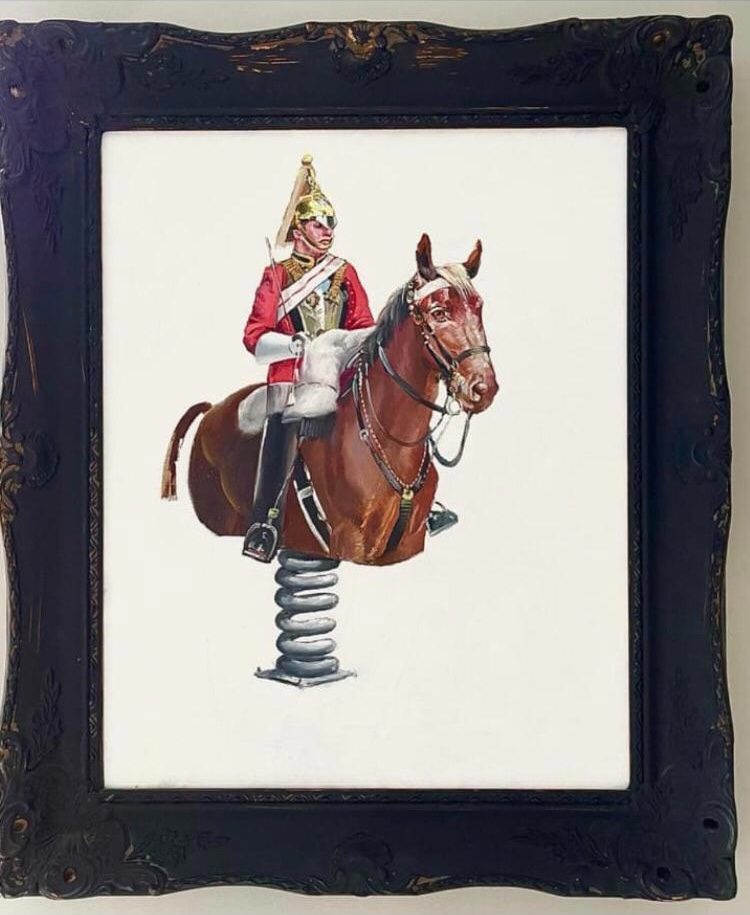 Banksy, Sprung Horse, 2006