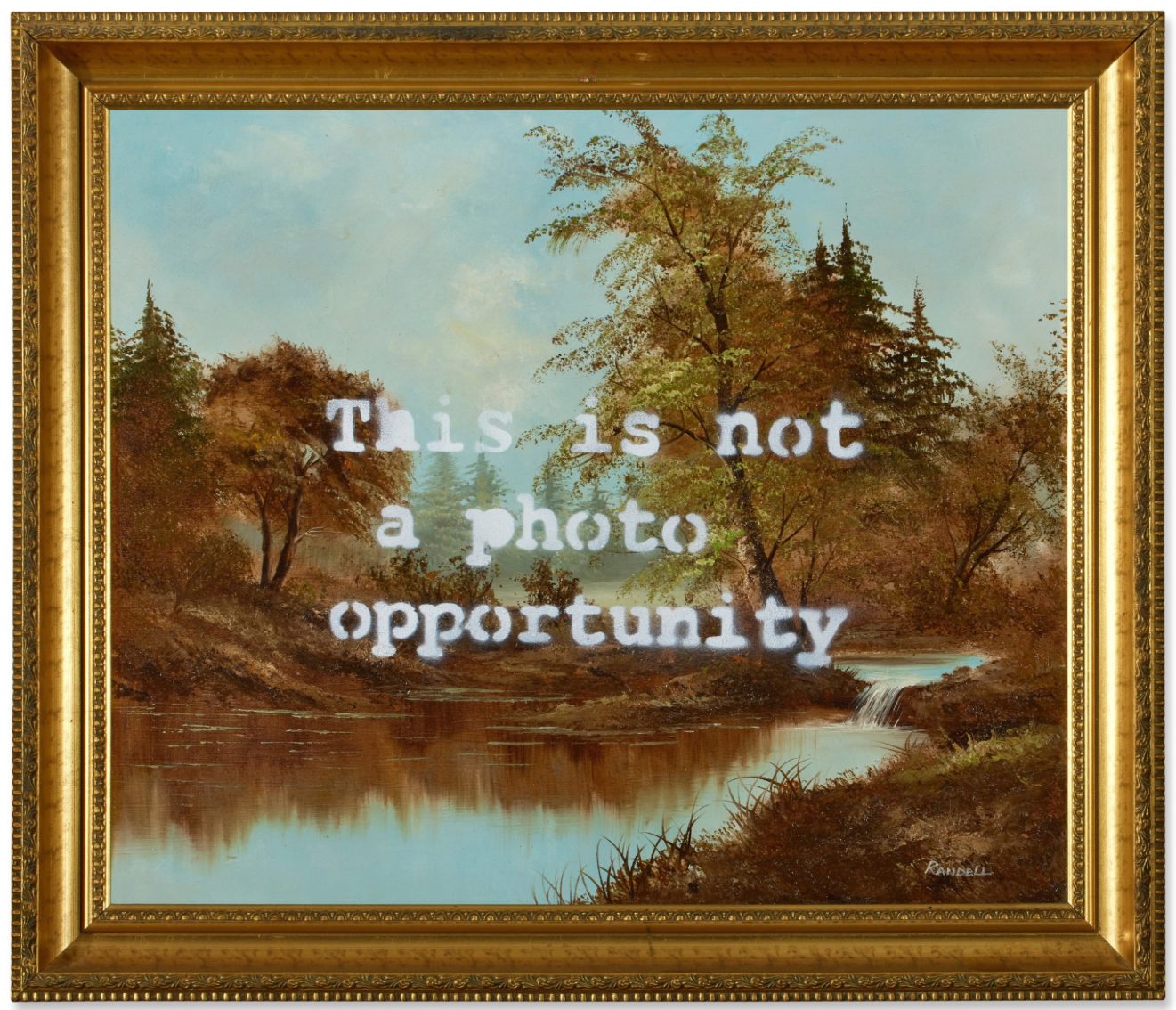 Banksy, This is Not a Photo Opportunity, 2007