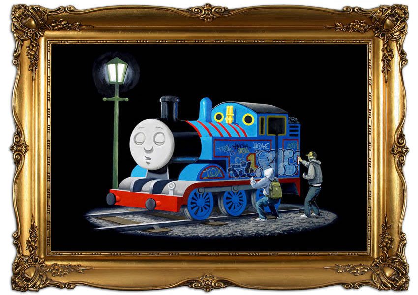 Banksy, Thomas The Tank Engine, 2008