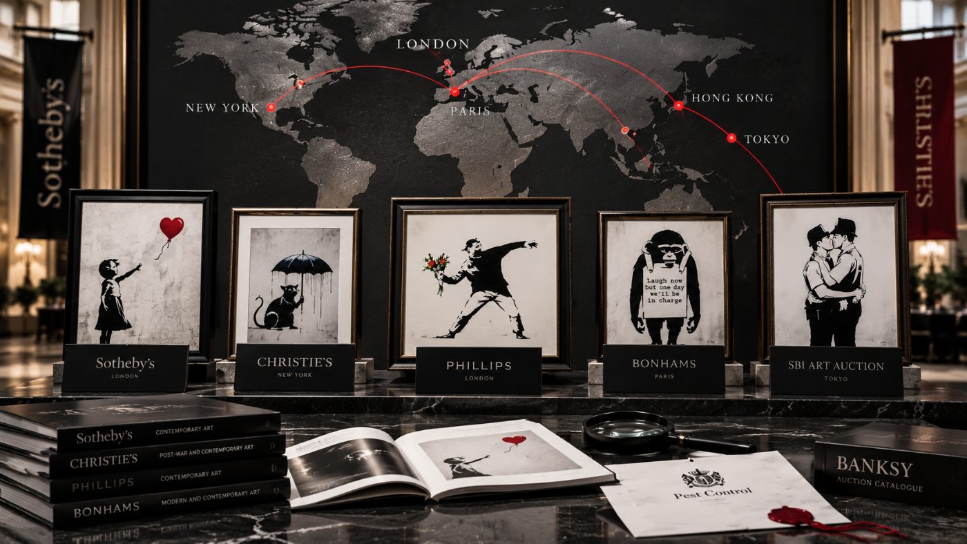 Directory of Banksy Auction Houses