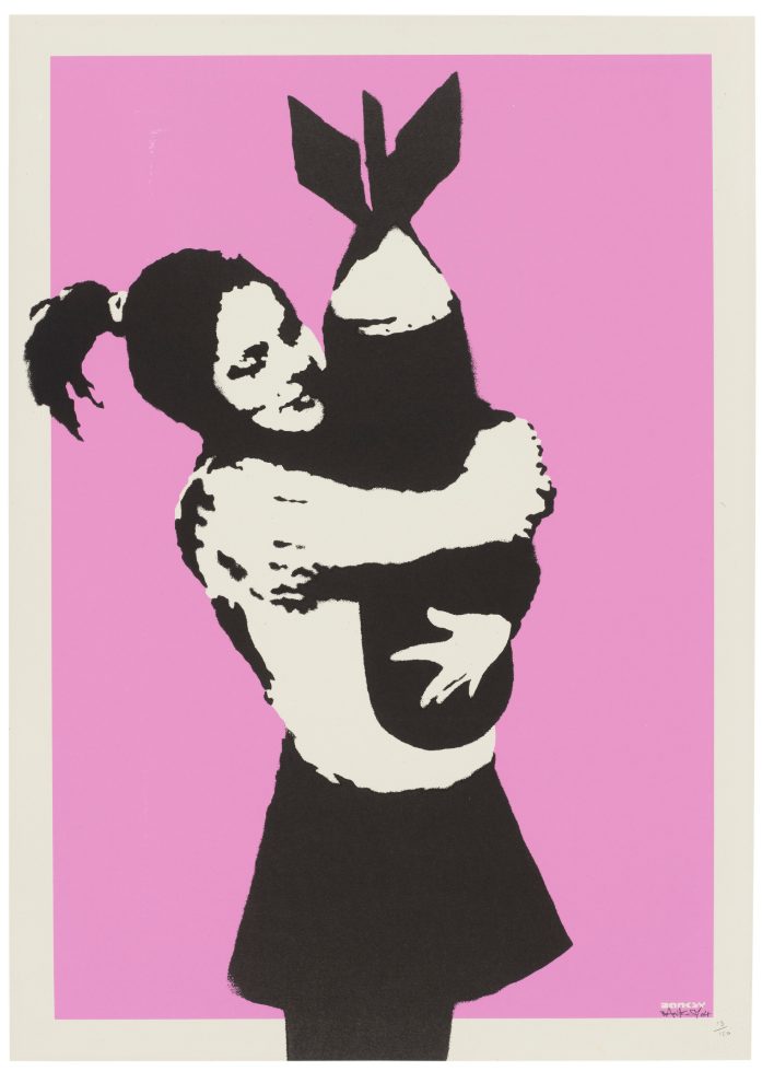 Banksy, Bomb Love, 2003