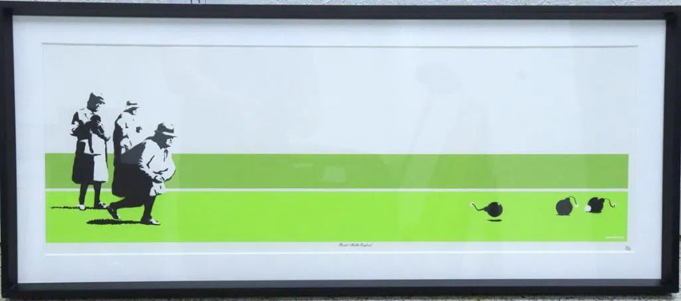 Banksy, Bomb Middle England, 2003