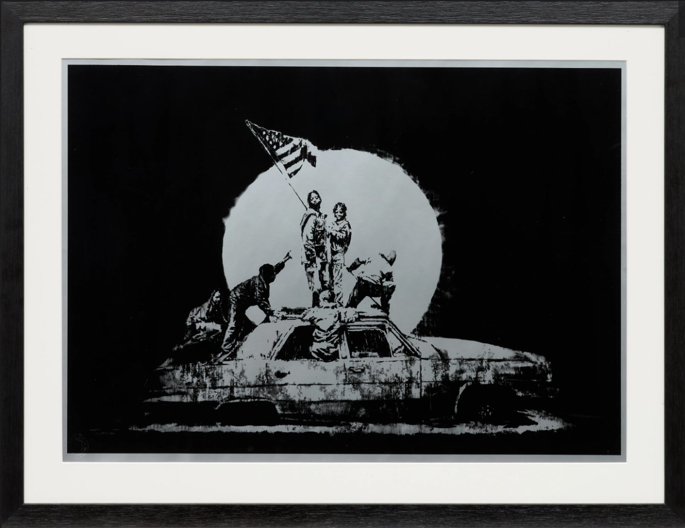 Banksy, Flag, 2006-2007