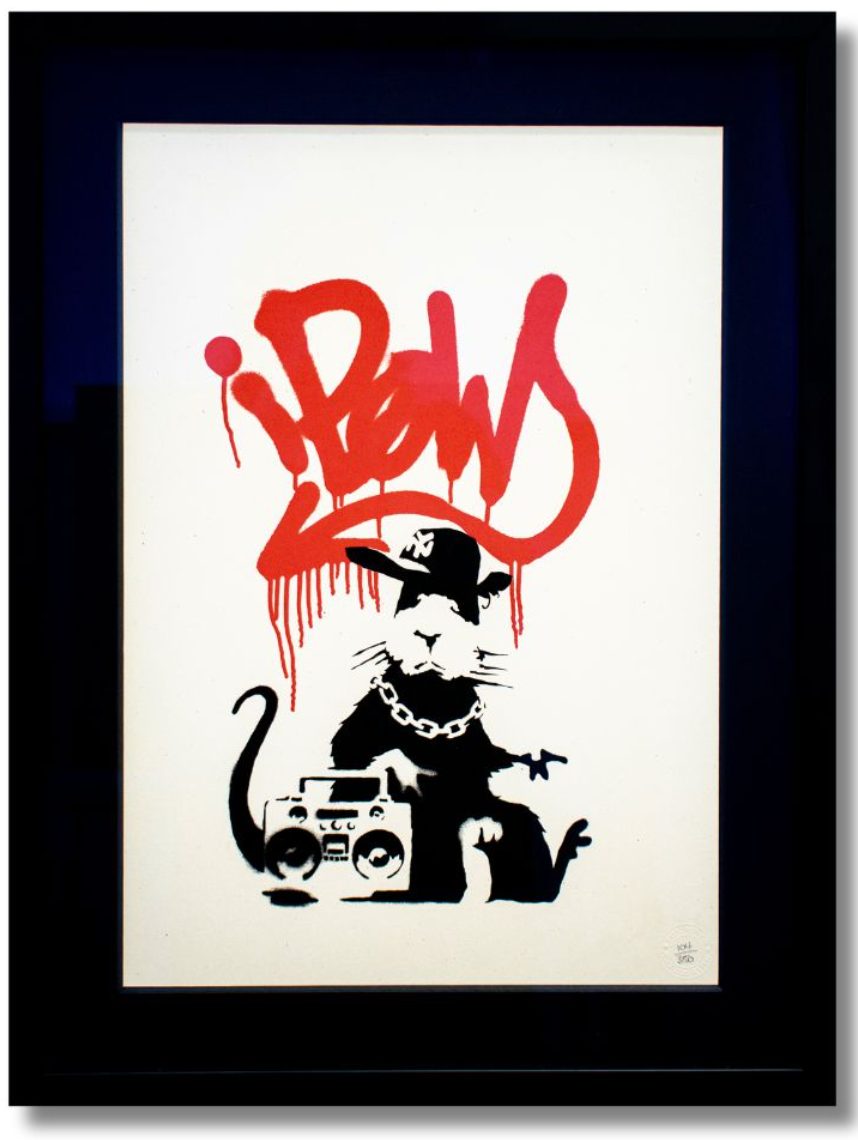 Banksy, Gangsta Rat, 2004