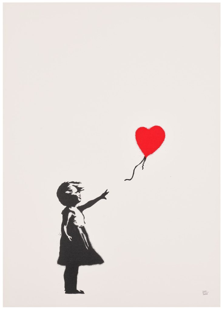 Banksy, Girl with Balloon, 2004