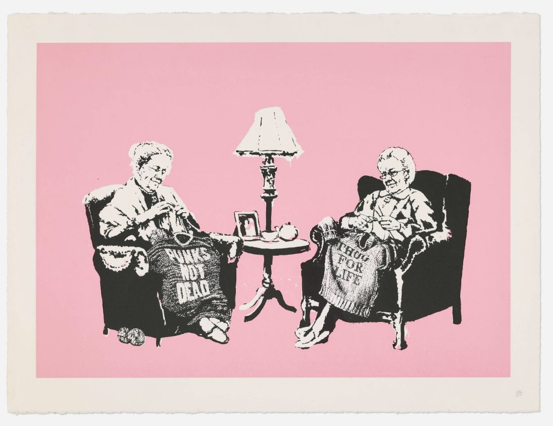 Banksy, Grannies, 2006