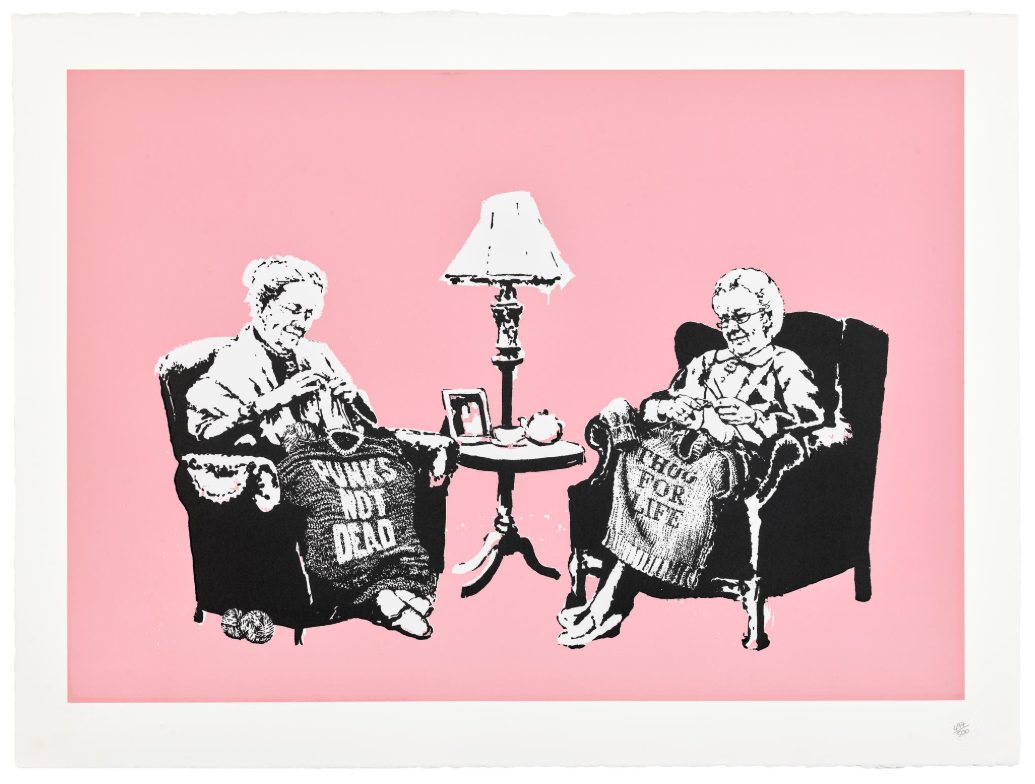 Banksy, Grannies, 2006
