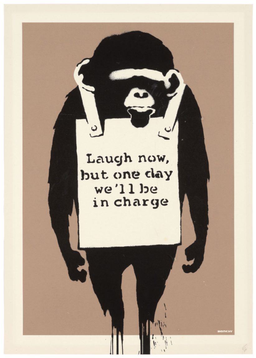 Banksy, Laugh Now, 2003