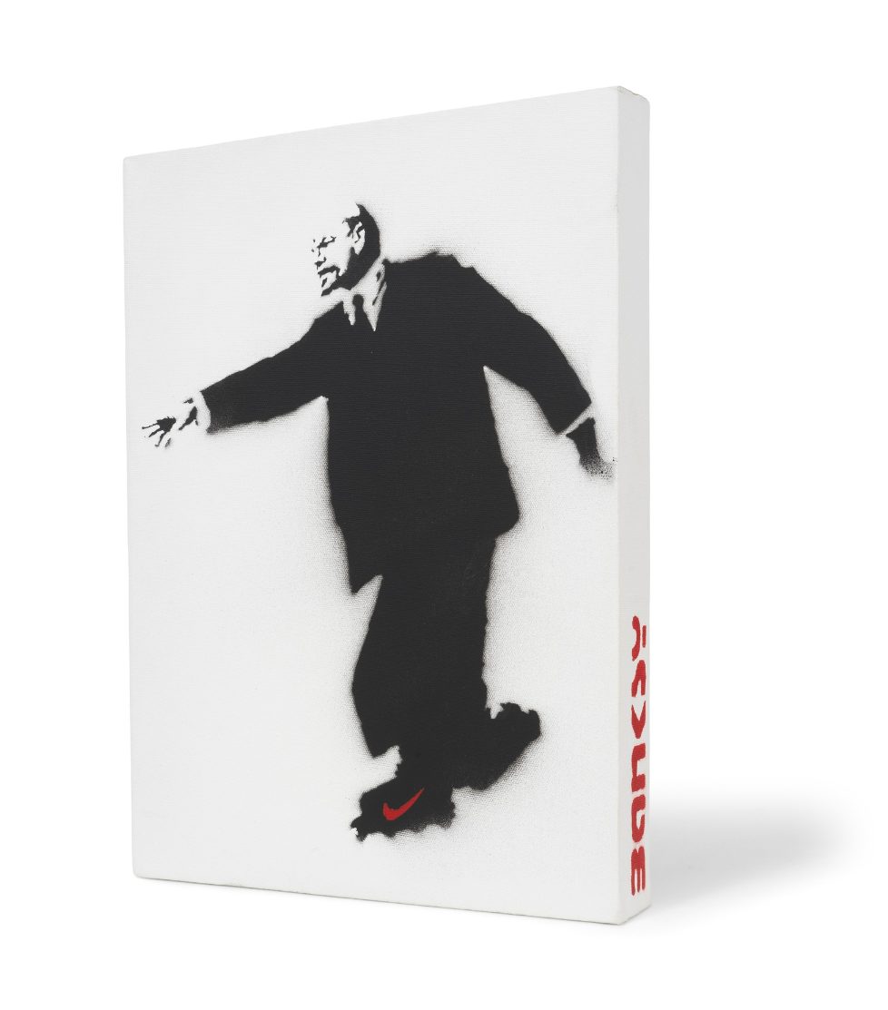 Banksy, Lenin on Rollerblades (Who Put the Revolution on Ice?), 2003