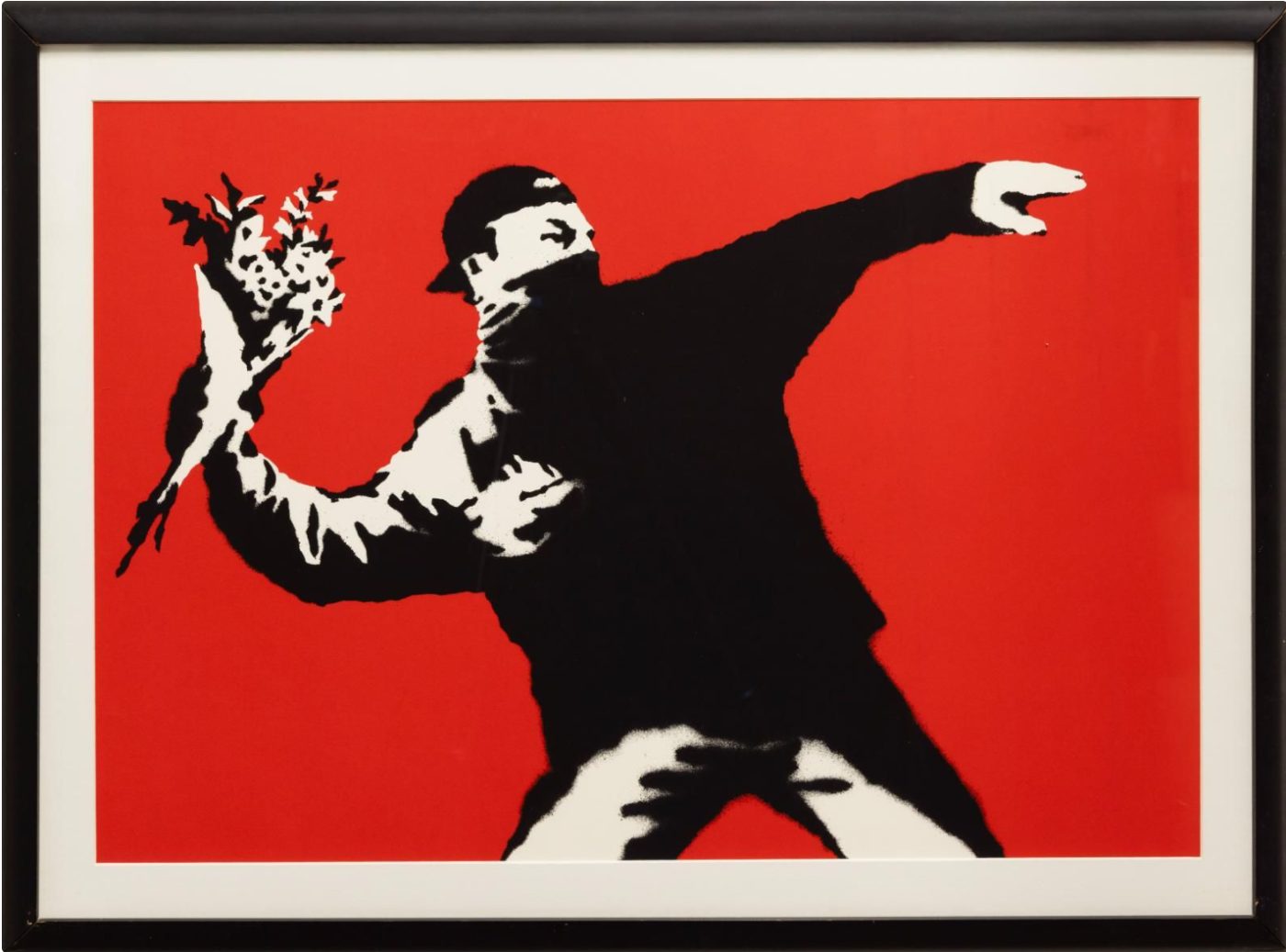 Banksy, Love Is In The Air, 2003