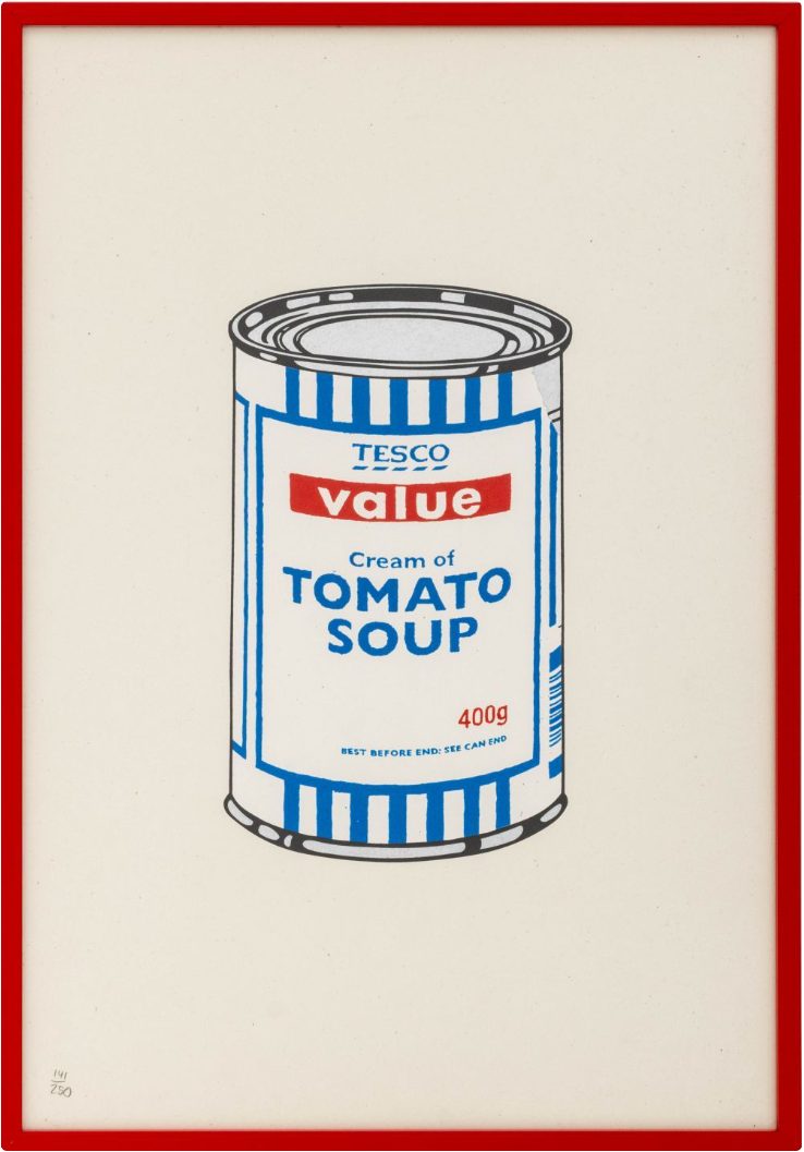 Banksy, Soup Can, 2005