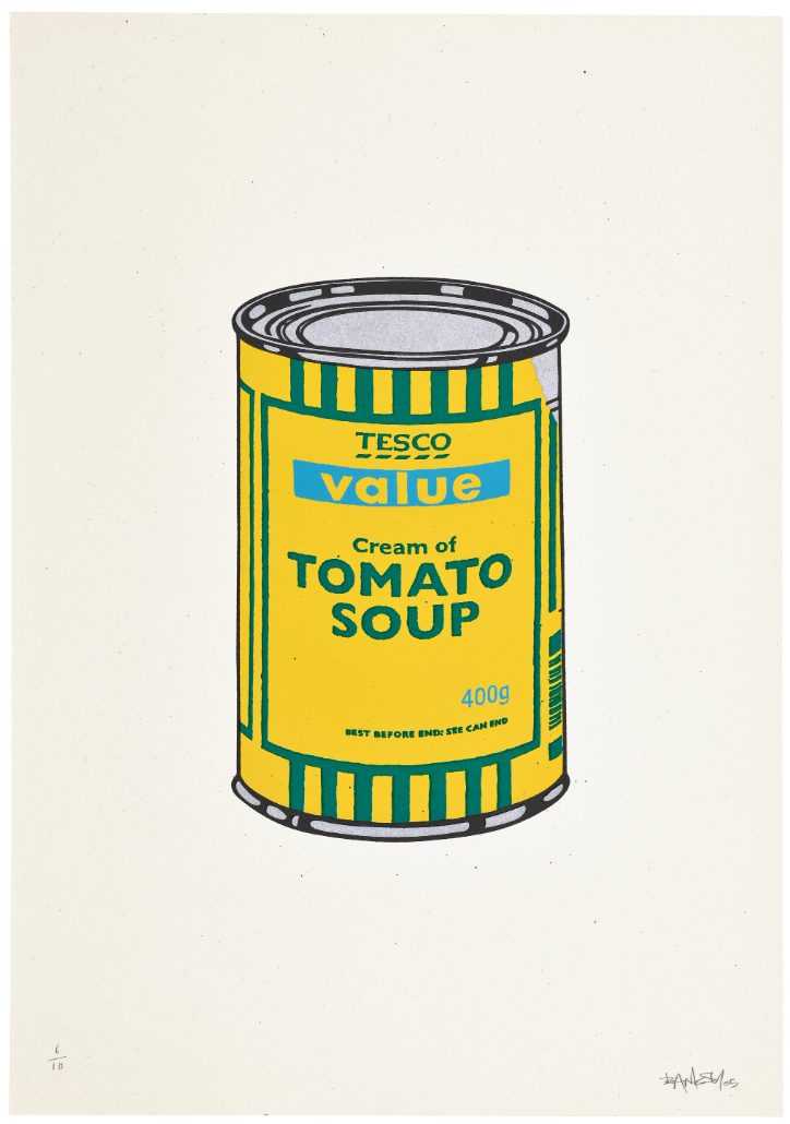 Banksy, Soup Can, 2005