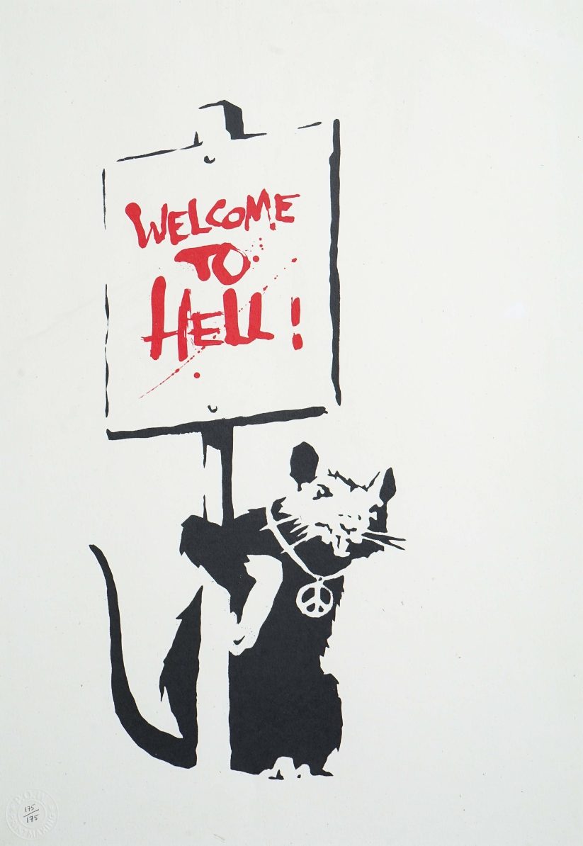 Banksy, Welcome To Hell, 2004